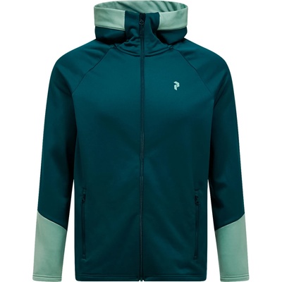 Peak Performance Мъжко поларено яке Peak Performance Rider Essentials Zip Hood Fleece jacket - Ponderosa Pine (005-6184-0511)