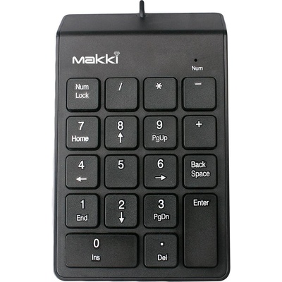 Makki Цифрова клавиатура Makki - MAKKI-KP-001, черна (MAKKI-KP-001)