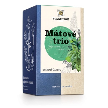 SONNENTOR - Мента трио, торбички чай, био, 18 бр
