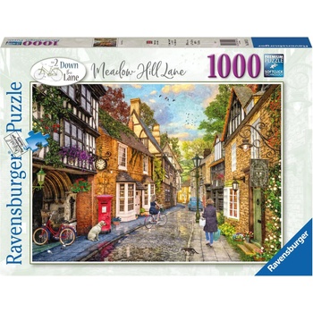 Ravensburger Пъзел Ravensburger от 1000 части - Down the Lane No. 2, Meadow Hill Lane (12000160)