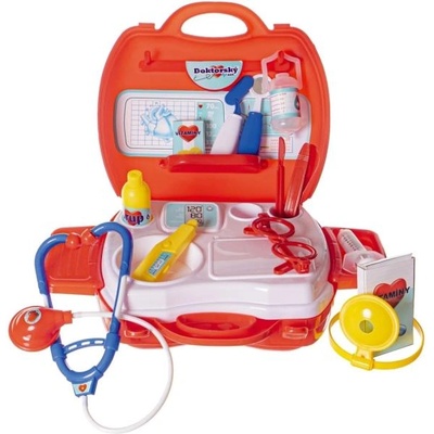 Teddies Комплект доктор/лекар пластмаса в пластмасов куфар