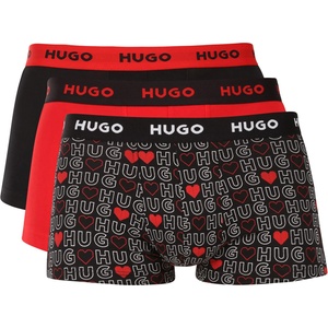 HUGO Комплект три - мъжки боксерки HUGO многоцветни HUGO | Cheren Cherven Mnogotsveten | МЪЖЕ | M - zoot - 116,35 лв