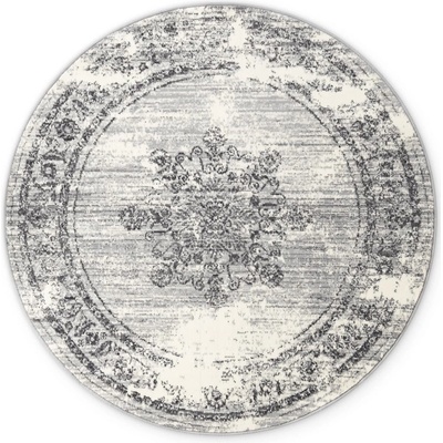 Hanse Home Сиво-кремав кръгъл килим ø 160 cm Gloria Lydia - Hanse Home (106254-160)