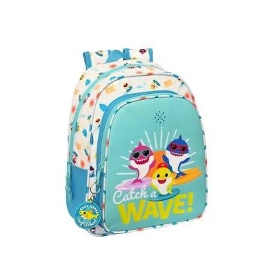 Baby Shark Училищна чанта Baby Shark Surfing Син Бял 27 x 33 x 10 cm
