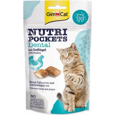 GimCat Nutri Pockets dental hydina 60 g