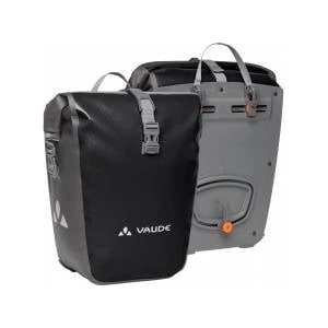 VAUDE Bike Bags for Luggage Carrier Aqua Back 2x24L - Black - 12411