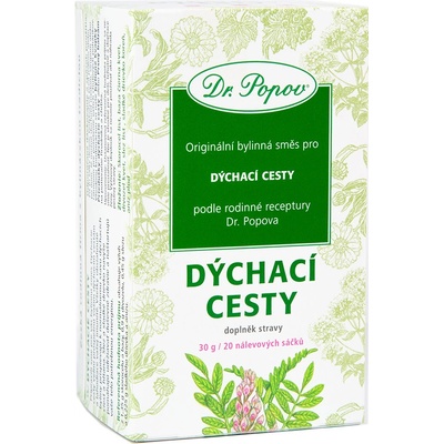 Dr.Popov Čaj Dýchací cesty 20 x 1,5 g