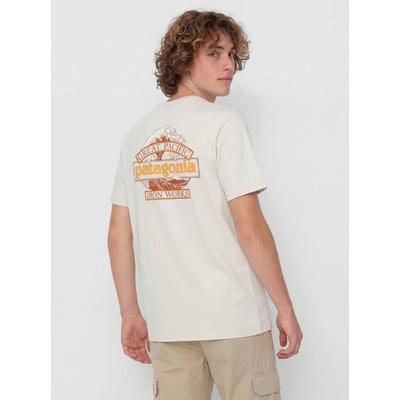 Patagonia Capilene Cool Great Waves dyno white
