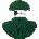Bobbiny Junior 3 mm 100 m Pine Green юта (SX-E107)