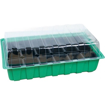 Nohel Garden Minipařeniště MINI 18 otvorů zelené 36x22x12cm