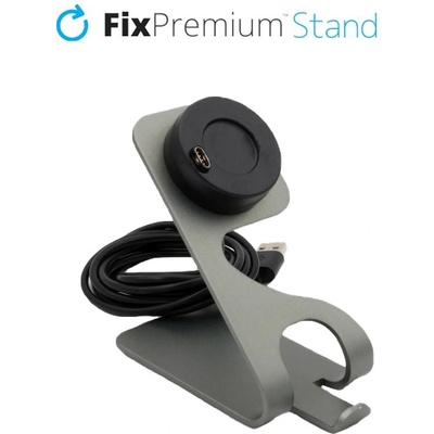 FixPremium - Nabíjecí Stojan pro Garmin Hodinky, space grey