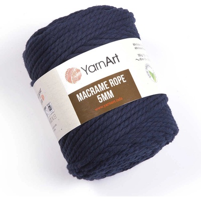 Yarn Art Macrame Rope 5 mm 784 tmavě modrá