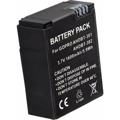 TRX Batérie pre GoPro Hero3/Hero3+ 1600 mAh TRX-AHDBT-301