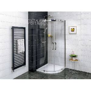 SAPHO Dragon - Четвърткръгла душ кабина, четириделна, 90x90 см, Coated Glass, хром/прозрачно стъкло GD4490 (GD4490)