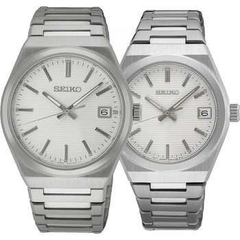 Seiko Комплект часовници за двойки Seiko SUR553P1-SUR573P1 (SUR553P1-SUR573P1)