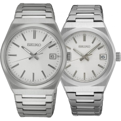 Seiko Комплект часовници за двойки Seiko SUR553P1-SUR573P1 (SUR553P1-SUR573P1)