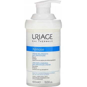 Uriage Xémose relipidační zklidňující krém pro velmi suchou citlivou a atopickou pokožku (Nourishes, Protects, Soothes Itching Sensations) 400 ml