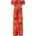 Mela London Women's Bardot Jumpsuit - Red