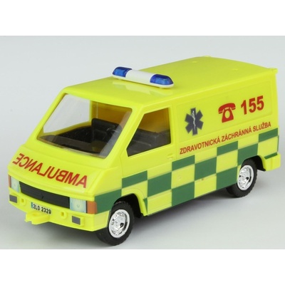 Monti System SEVA Stavebnice MS 06.1 Ambulance Renault Trafic v krabici 22x15x6cm 1:35