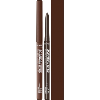 Rimmel London Scandal'Eyes Exagerate Eye Definer tužka na oči 002 Chocolate Brown 0,35 g – Zboží Dáma