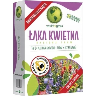 Plynová trávna zmes Kvetná lúka 1 kg