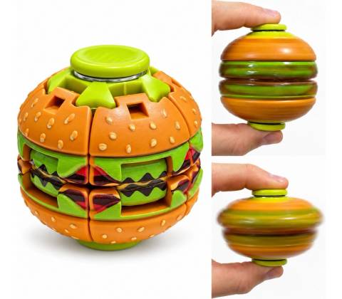 Fidget spinner hamburger