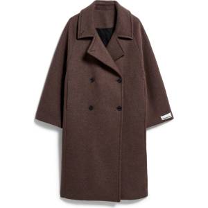 Armedangels Дамско зимно яке ARMEDANGELS Women's Wool Double-Breasted Coat Coat - Claystone Melange (104-7054-0112)