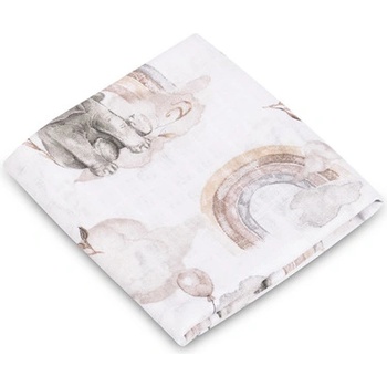 Sensillo Муслинова Пелена За Повиване Слончета 120X120 Eg-0152 Sensillo