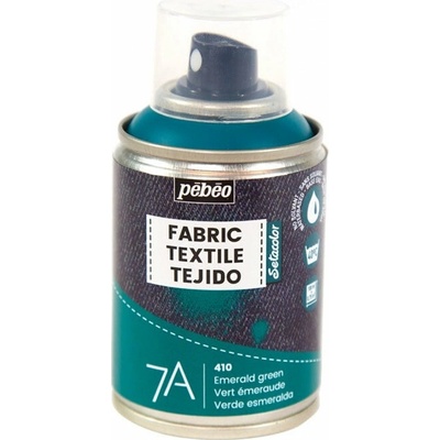 Pebeo 7A farba na extil v spreji 100 ml 410 smaragdová zelená