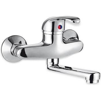 Forma Vita Стенен смесител за кухня, Ancona, Forma Vita, 1206A, едноръкохватков с къс чучур (1206A)