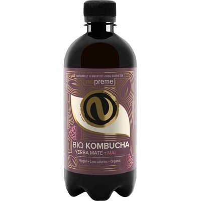 Nupreme Kombucha bio Yerba Maté & Raspberry 400 ml