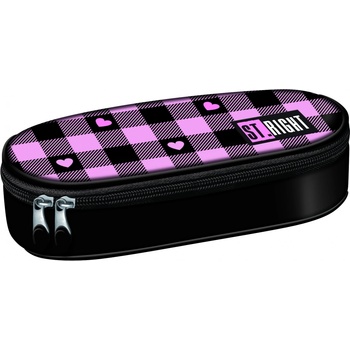 St. Majewski Овален несесер St. Majewski - St. Right, Розови сърца (STR0380)