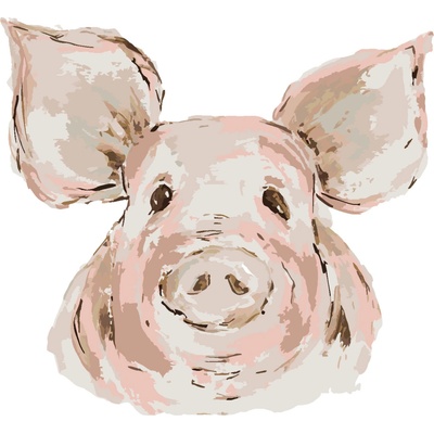 ZUTY Malování podle čísel PRASE HALEY BUSH Rozměr 80 x 100 cm Rámování vypnuté plátno na rám
