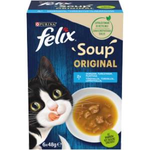 FELIX Супа Оригинални рибни аромати 6x48 g