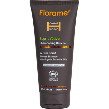 Florame sprchový šampon Homme Esprit Vétiver 200 ml