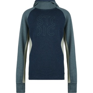 Stoic Детски вълнен пуловер Stoic Kid's Merino260 StadjanSt. Hoody Merino hoodie - Dark Navy Multi - размер 104 (EU) (703-2794-0611)
