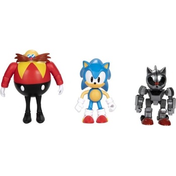 JAKKS Pacific Sonic - Мултипакет комплект 3 бр 10 см