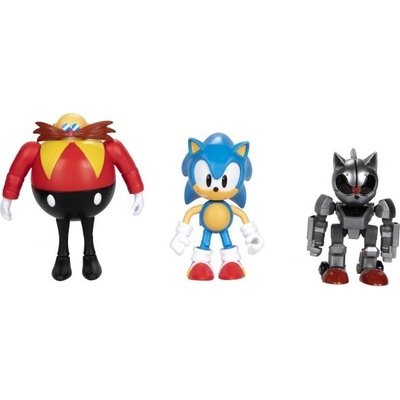 JAKKS Pacific Sonic - Мултипакет комплект 3 бр 10 см