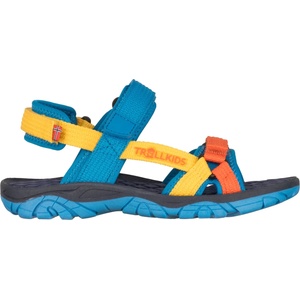 Trollkids Детски сандали Trollkids Kid's Oslofjord Sandal - Dynamic Blue / Bright Orange / Yellow - размер 40 (EU) (702-2107-1025)