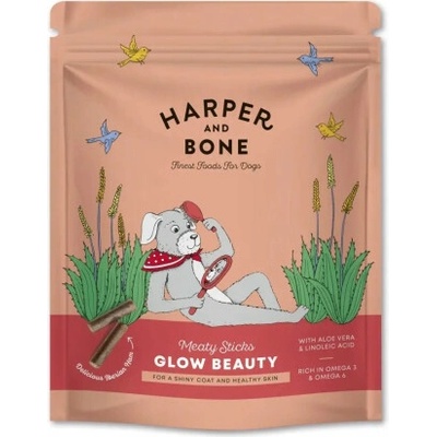Harper and Bone Dog Meaty Sticks Glow Beauty 75 g