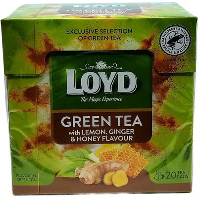 Loyd zelený čaj s citrónem medem a zázvorem 40 g