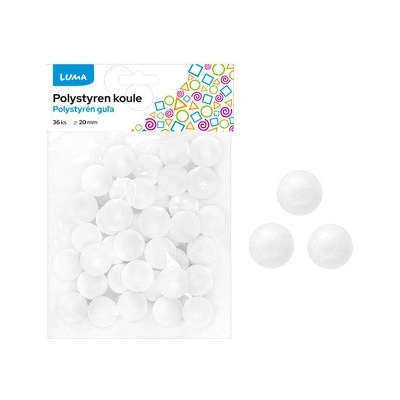 Polystyren Luma, Koule 20mm