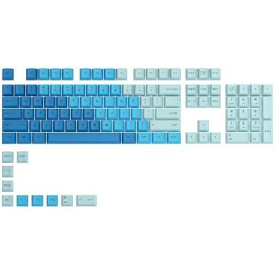 Капачки за механична клавиатура Glorious GPBT Doubleshot 114-Keycap Carribean Ocean US-Layout (GL-KEY-GAKC-153)