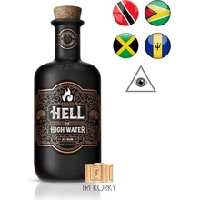 HELL OR HIGH WATER XO Rum 40% 0,7 l (čistá fľaša)
