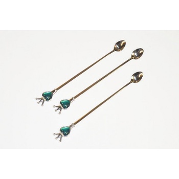 Makro Lyžica na limonádu srdce 3 ks