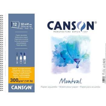 Canson Sp Montval Cold Pressed Скицник 41 x 32 cm 300 g Natural White (C200807166)