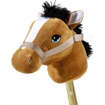 HEUNEC Плюшена играчка Heunec - Конче на пръчка, кафяв, 75 cm (741775)