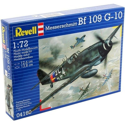 Revell model letadla ke slepení Messerschmitt Bf 109 G-10 04160 1:72