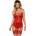 Obsessive Червен корсет Aria Soft, S-M
