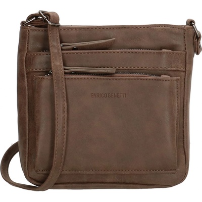 Enrico Benetti crossbody kabelka 66485 006 brown hnědá